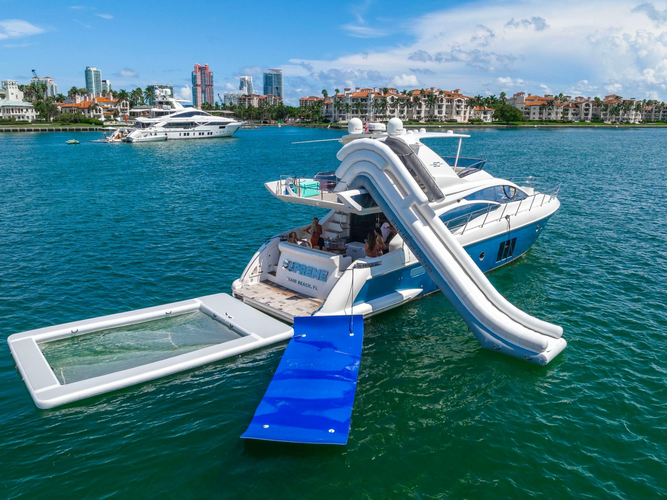 62' Azimut - Yacht Rental in Miami Beach, Florida
