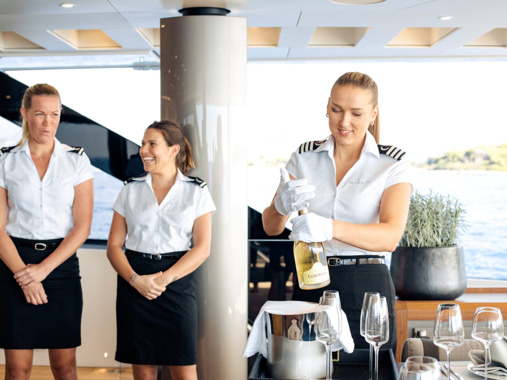 Stewardesses for Hire in Florida & The Bahamas
